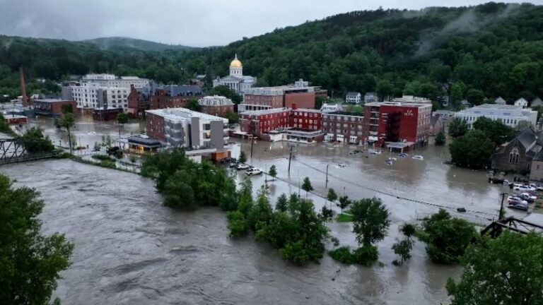 Northeast Flooding: Devastating Flooding Hits Vermont's Capital As Severe Storms