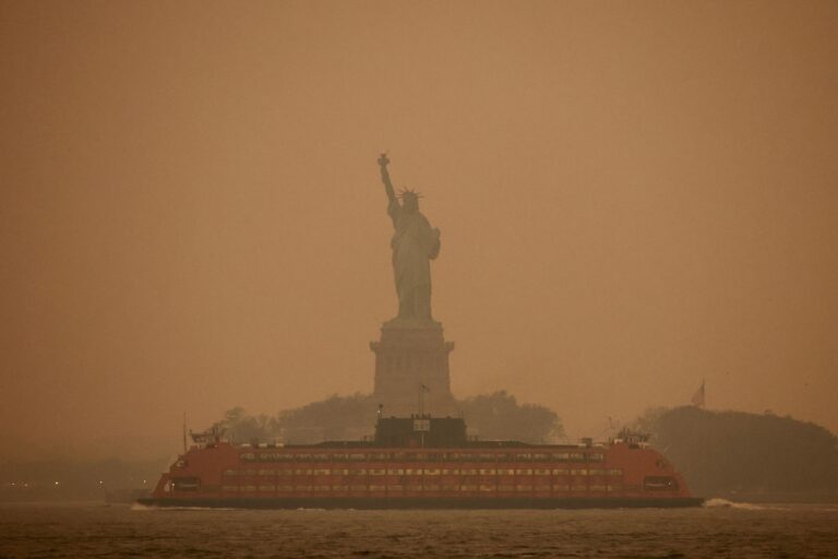 Wildfires In Canada Prompt Air Quality Warnings As Smoke Hits