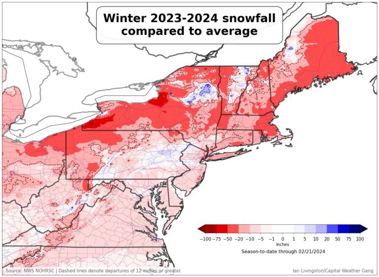 Explaining A Northeast And Mid Atlantic Snow Drought