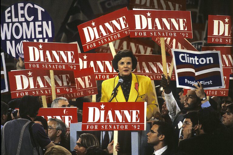 Senator Dianne Feinstein Is Remembered As A Pioneer For Women