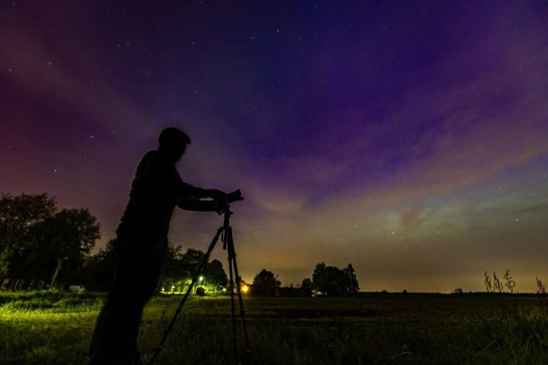 View Of The Northern Lights From The Usa