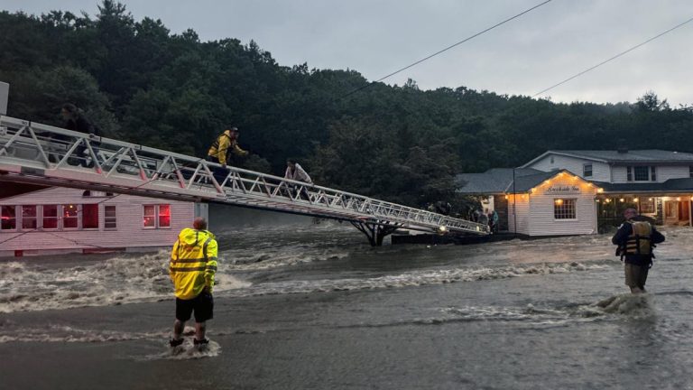 Video Captures Flooding And Submerged Cars In The Northeast